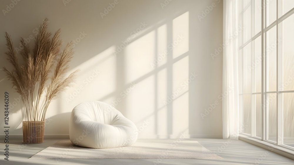 Poster tranquil modern soft gradient background featuring airy bright colors and a smooth natural open spac