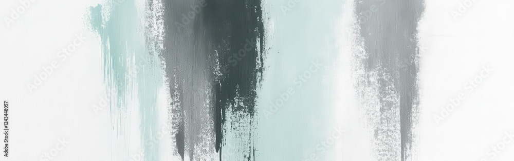 Poster minimalist artwork created with pencil strokes and natural washes in soft colors showcases serenity 