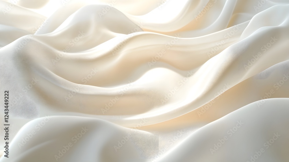 Poster elegant and minimalist abstract background featuring soft subtle gradients and a light airy ambiance