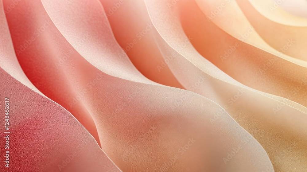 Poster abstract pencil strokes create a gradient effect with soft light illuminating flowing shapes and tex