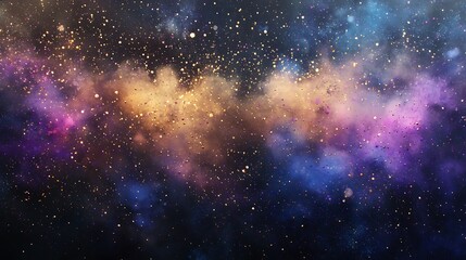 Fototapeta premium Colorful nebula in outer space
