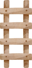 watercolor ladder