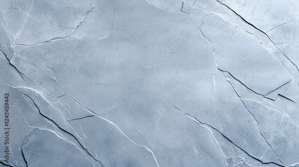 Aufkleber a high-resolution image of a textured blue-gray concrete surface, showcasing natural cracks and patt