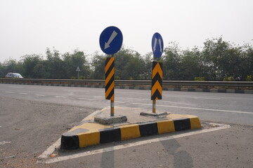 Road delineators which are traffic control devices used to guide drivers