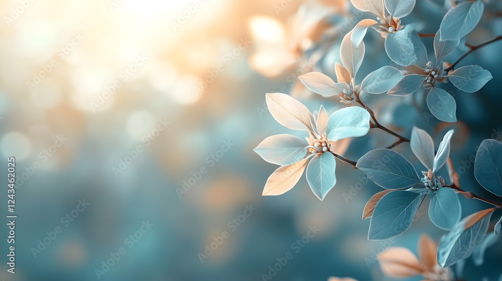 Poster smooth and minimal background with subtle light gradients a dreamy and airy touch and a tranquil nat