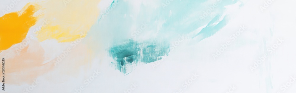 Poster Canvas with soft white background and subtle pencil strokes creating gentle artistic expression in a minimalist style
