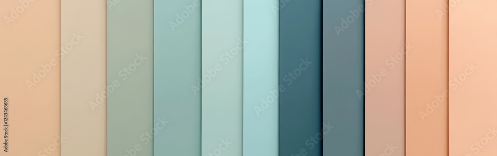 Fototapete Gradient background featuring harmonious colors in soft transitions and linear arrangement for artistic presentation