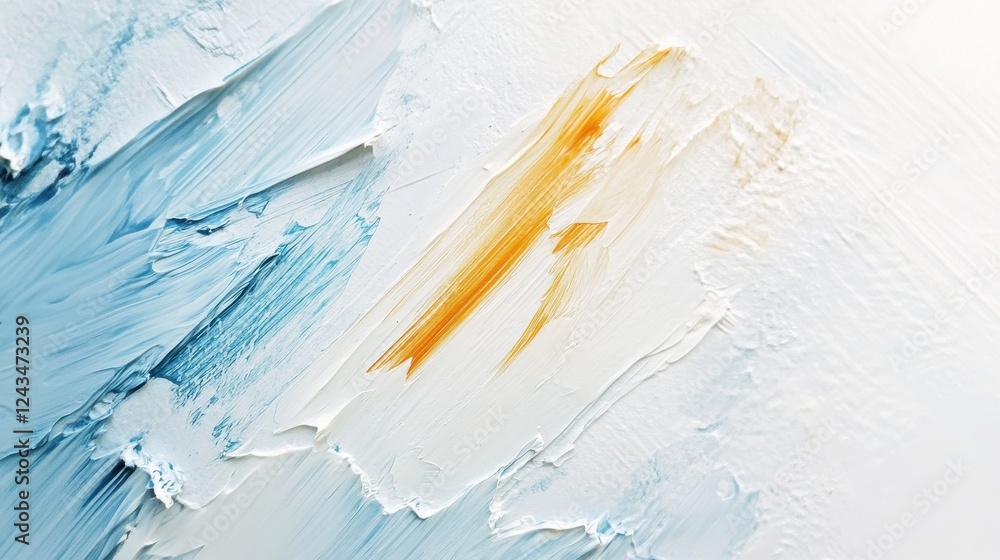 Poster soft pencil strokes create an abstract expression on a clean white canvas capturing a moment of arti