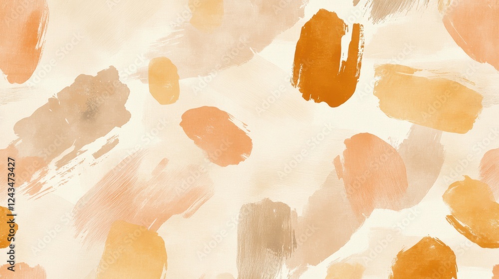 Aufkleber abstract pencil strokes create a dynamic and artistic background with warm tones and textured patter