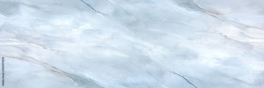 Poster an abstract image featuring soft, muted shades of blue and white, creating a serene and calm atmosph