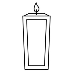 candle holder isolated on white