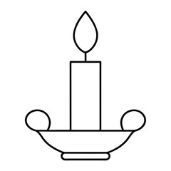 vector candle holder