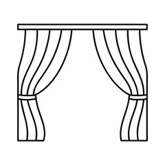 window with curtains