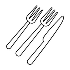 fork knife and spoon
