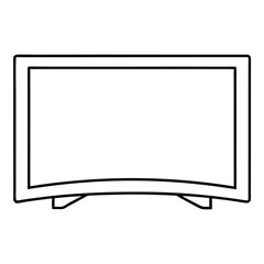 Naklejka premium lcd tv vector illustration