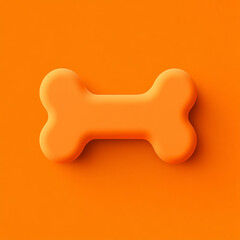 Obraz premium dog bone isolated on white