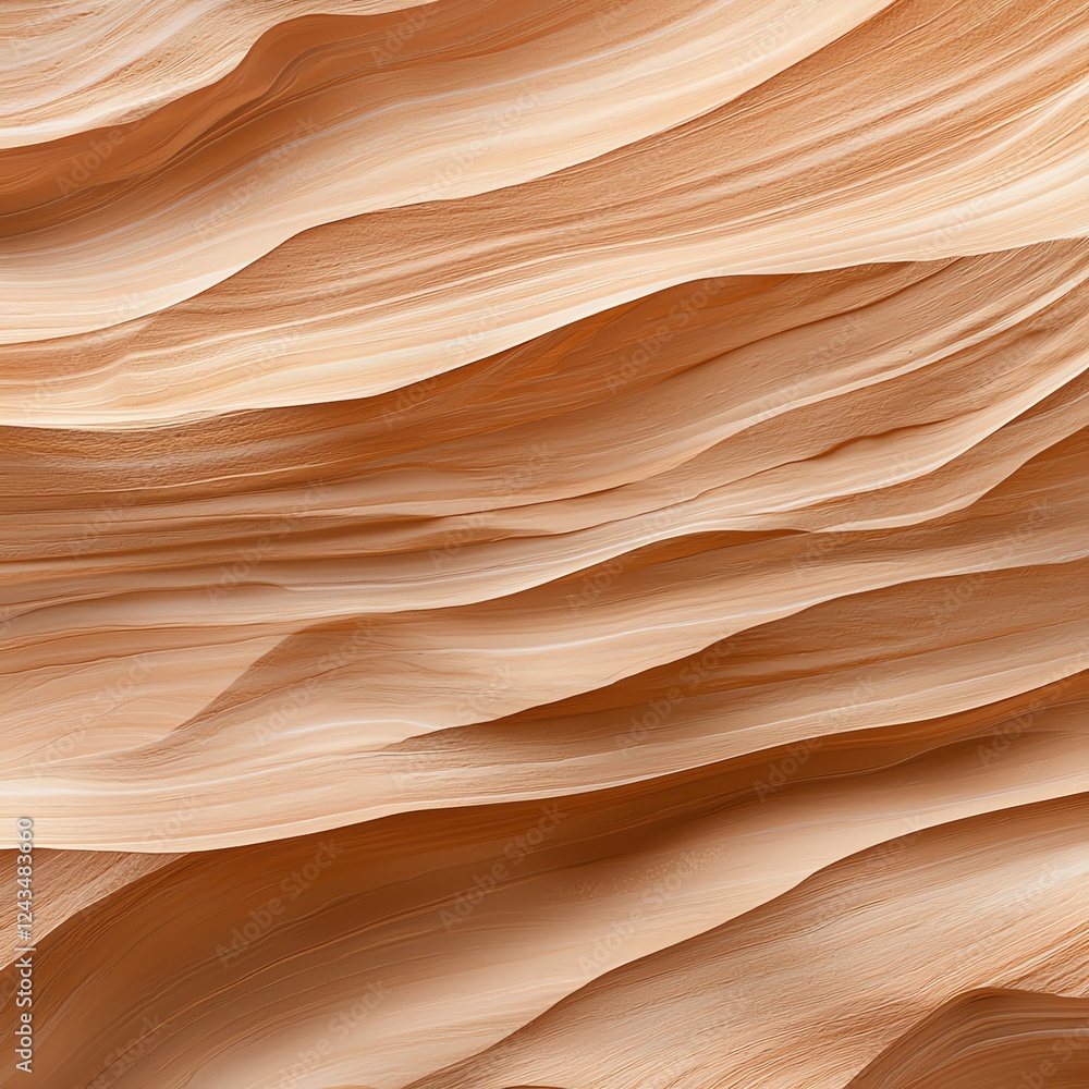 Poster simple yet elegant natural texture showcases warm, undulating layers of earth tones, creating a sere
