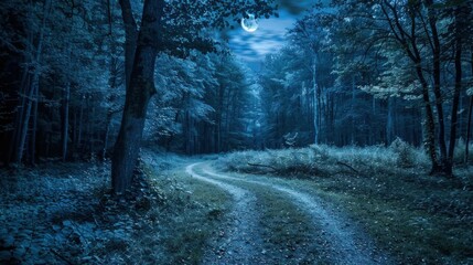 Obraz premium The Enigmatic Forest: A Journey into the Unknown