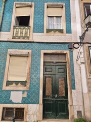 Lisbon cityscape, view of the old town Alfama, Portugal,