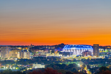Fototapeta premium Syracuse, New York, USA Skyline at Dawn