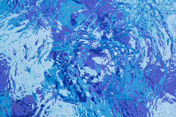 Ripple of blue water background