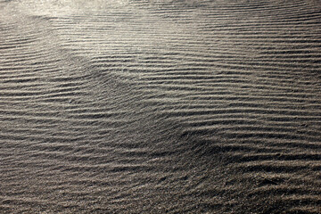 The undulating texture of the desert in perspective