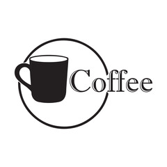 Coffee Cafe Vector Logo Design Icon Graphic