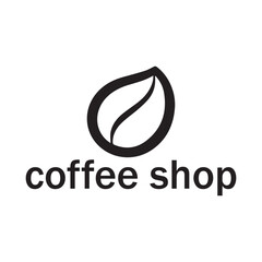 Coffee Shop Vector Logo Design Icon Graphic