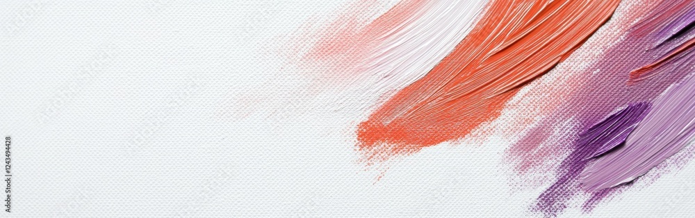 Poster Soft pencil strokes create an abstract design on a clean white canvas showcasing subtle hues and textures