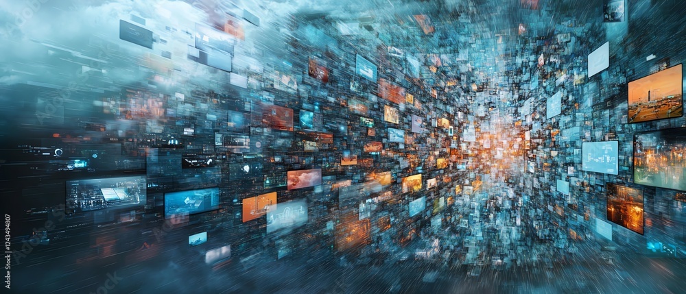Aufkleber cloud and network technology