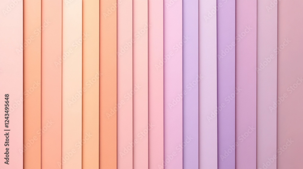 Poster smooth gradient design featuring a transition from warm peach to cool lavender tones in a horizontal
