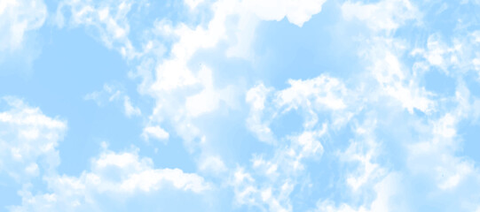 Sky and clouds background. blue sky with cloud closeup