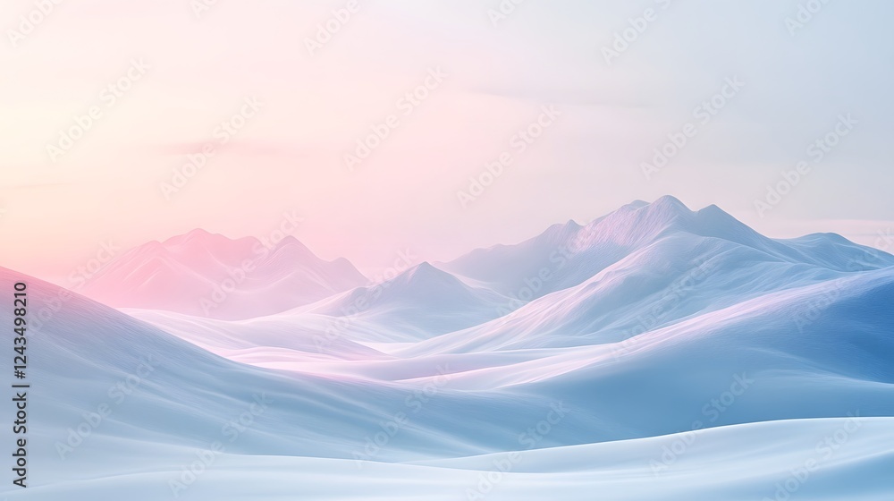 Poster soft gradient sky backdrop with dreamy tranquil aesthetic a clean minimalist backdrop with a subtle 