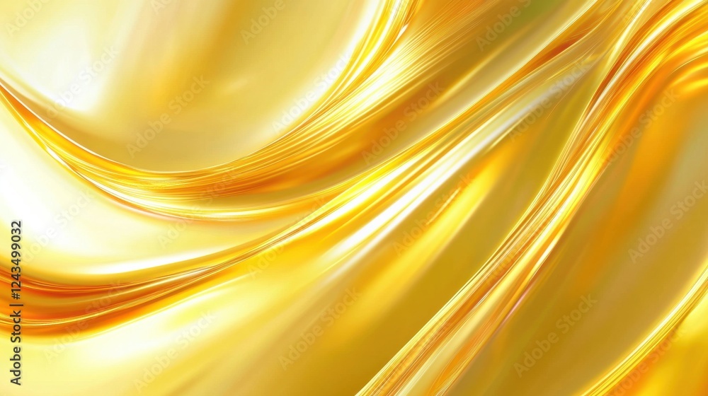 Leinwandbilder textured background with vibrant gold and yellow waves creating a warm and luminous atmosphere ideal