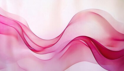 Fototapeta premium abstract pink flowing wave with gradient mesh texture, dynamic soft lines for modern design, digital art background