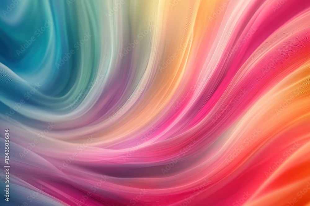 Poster abstract background featuring vibrant colorful paint swirls and patterns in various shades and textu
