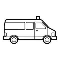 ambulance car vector illustration