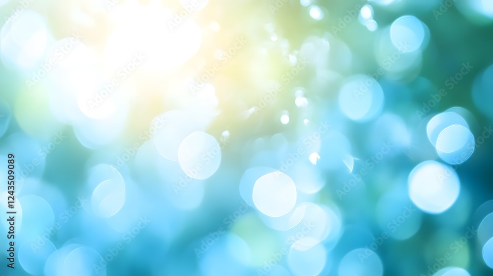 Poster serene sky background with soft gradient and dreamy ethereal atmosphere bright open scenery with nat