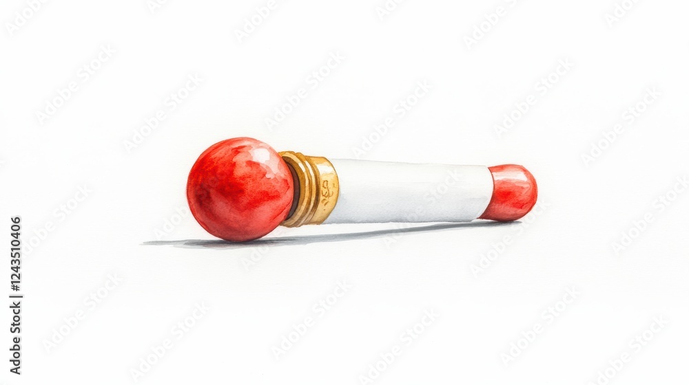 Aufkleber dynamic interplay of red and white in an abstract design, a modern visual art exploration of color, 