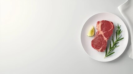 Savor the flavor, a perfectly grilled steak dinner with fork and knife juicy