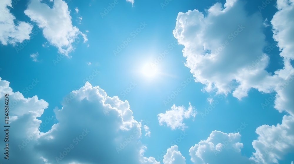 Poster dreamy atmospheric sky background with soft bright gradients and a natural tranquil aesthetic an air