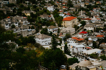 Naklejka premium Miasteczka w Albanii