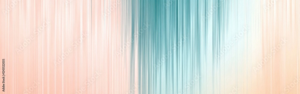 Leinwandbilder vibrant turquoise vertical gradient lines create a captivating blend of colors and depth