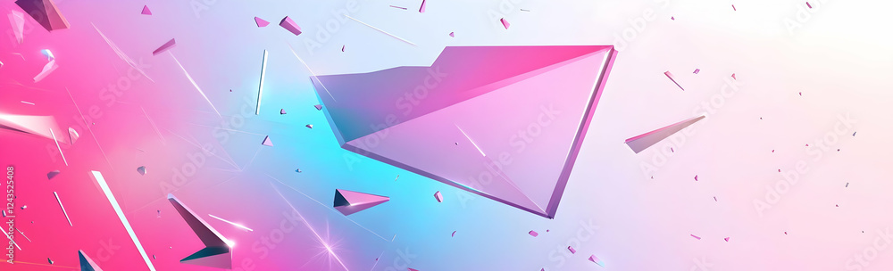 Poster abstract background vector presentation with polygonal shapes and connections