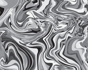 Seamless gray swirl waves. Hand drawn background. Trendy textile, fabric, wrapping	