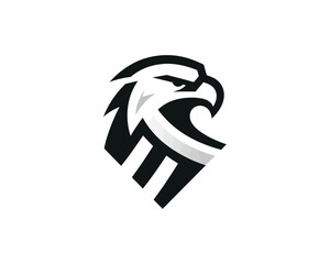 eagle head vector