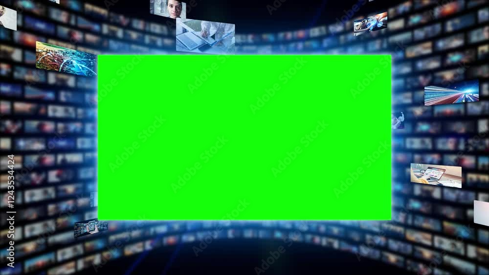 Leinwandbilder 映像、画像、コンテンツ、動画、ムービー、画面、バーチャル、VR、ビジネス、AI、シアター、デジタル、ミュージアム、配信、編集、作品、アート、テレビ、放送、報道、ニュース、サイバー、拡大、テクノロジー、データ、DX、ネットワーク、科学、研究、開発、未来、システム、イノベーション、タイトル、背景、バックグラウンド、クリエイティブ、制作、ライブラリー、イメージ、コンセプト、生成、チャンネル、アーカイブ、