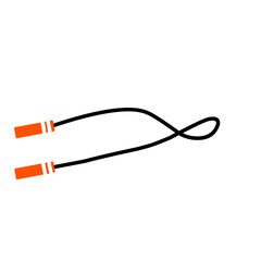 Skipping jump rope vector