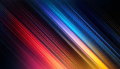 Colorful abstract background with vibrant colors. Glowing diagonal stripes. Futuristic design.