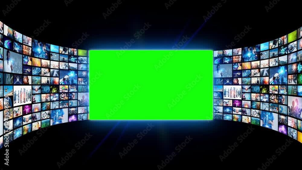 Leinwandbilder シアター、映画、動画、映像、コンテンツ、番組、チャンネル、画面、スクリーン、テレビ、放送、報道、グリーンバック、クロマキー合成、はめ込み合成、ビジネス、テクノロジー、デジタル、データ、AI、生成、作品、アート、NFT、SNS、ニュース、ドラマ、美術館、ミュージアム、アーカイブ、ライブラリー、未来、システム、情報、ネットワーク、マーケティング、制作、クリエイティブ、編集、画像、コンセプト、イメージ、